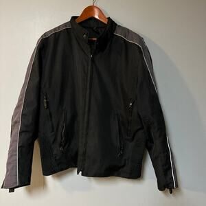 Adult Size L Nexgen Motorcycle Jacket Waterproof fabric Has gray/silver accent s